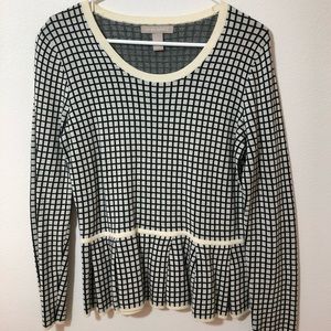 Banana Republic Petite Peplum Sweater